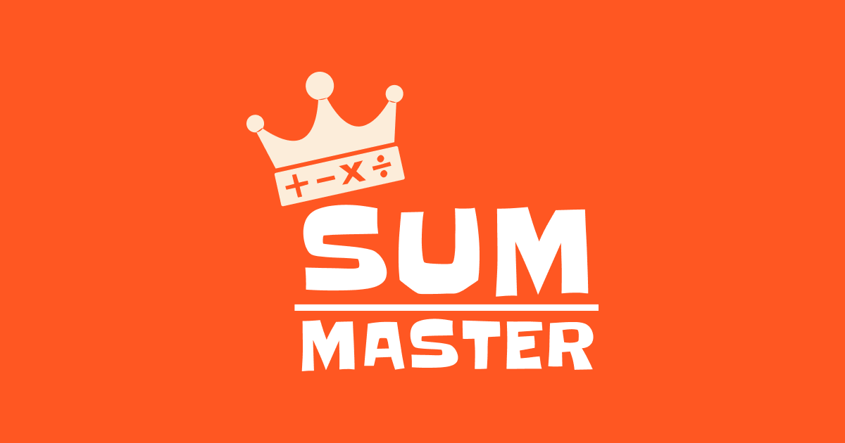 Sum Master banner